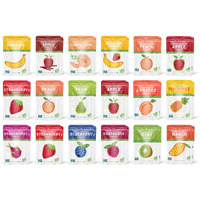 Natures Turn Freeze-Dried Fruit Snacks, Ultimate Variety, Pack Of 36 (0.53 Oz Each)