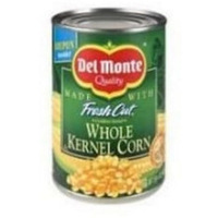 Del Monte Canned Fresh Cut Golden Sweet Whole Kernel Corn No Salt Added, 8.75-Ounce (Pack Of 12)