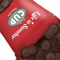 By The Cup Merckens Milk Chocolate Melting Wafers, 2 Lb Bulk Bag For Chocolate Fountain, Fondue Sets, Molds And More