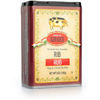 Pride Of Szeged Rib Rub, Bbq, Pork And Beef Seasoning Spice Mix, 5Oz. Tin, 1-Count