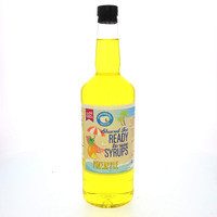 Hypothermias Shaved Ice & Snow Cone Syrup Syrup - Bpa-Free Plastic Bottle Quart (32 Fl Oz) - Pineapple - Non-Gmo 100% Pure Cane Sugar, Ready To Use
