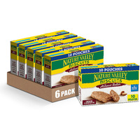 Nature Valley Biscuit Sandwiches, Cinnamon Almond Butter, 10 Ct, 13.5 Oz (Pack Of 6)