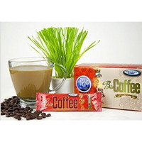 Bio Coffee - New! - First Organic Instant Non-Dairy Alkaline Coffee (50 Sachet Bag)