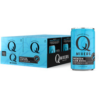 Q Mixers Club Soda, Premium Cocktail Mixer Made With Real Ingredients, 7.5 Fl Oz (Pack Of 24)