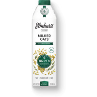 Elmhurst 1925 Milked Oats Unsweetened Oat Milk, 32 Ounce (Pack Of 6)