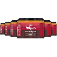 Folgers Gourmet Supreme Medium Dark Roast Ground Coffee, 22.6 Ounces (Pack Of 6)