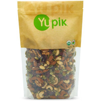 Yupik Organic Protein Boost Trail Mix, 2.2 Lb, A Mix Of Cashews, Almonds, Pumpkin Seeds, Walnut, Cranberries, Pack Of 1