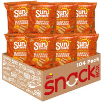 Sunchips Multigrain Snacks, Harvest Cheddar, 1 Ounce (Pack Of 104)
