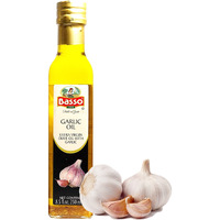 Garlic Oil, Infused Premium Extra Virgin Olive Oil, 8.5 Fl Oz (250 Ml), Cooking, Dipping, Dressing, And Tasting, Basso 1904 (Garlic)