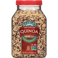 Riceselect Tri-Color Quinoa, Premium Gluten-Free Seed, Star-K Kosher, And Non-Gmo Quinoa, 22-Ounce Jar