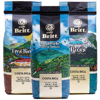 Caf   Britt - Costa Rican Origins Coffee Bundle (12 Oz.) (3-Pack) (Coffee From: Tarraz  , Tres R  Os & Po  S) - Ground, Arabica Coffee, Kosher, Gluten Free, Gourmet & Medium Light & Dark Roast