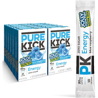 Pure Kick Energy Singles To Go Drink Mix, Jolly Rancher Blue Raspberry, Includes 12 Boxes With 6 Packets In Each Box, 72 Total Packets