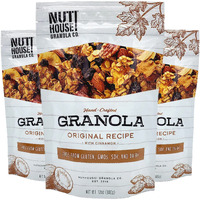 Nuthouse! Granola Company - Premium Original Recipe Granola | Certified Gluten-Free, Non-Gmo, Kosher | Vegan, Soy-Free | 12 Oz. Bag (3-Pack)