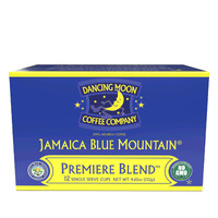 Dancing Moon Coffee - Jamaica Blue Mountain Premiere Blend - Medium Roast - Single Serve Pods