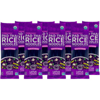 Lotus Foods Gourmet Organic Forbidden Rice Pad Thai Noodles, 8 Oz, 8 Count