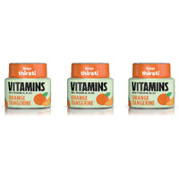 Ninja Thirsti Flavored Water Drops, Vitamins With Vitamins B3, B6, B12, Orange Tangerine, 3 Pack, Zero Calories, Zero Sugar, 2.07 Fl Oz, Makes 17, 12Oz Drinks, Wcfotngam
