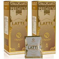 2 Boxes Organo Gourmet Cafe Latte,100% Certified Ganoderma Lucidum (40 Sachets)