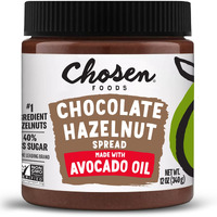 Chosen Foods Chocolate Hazelnut Spread Made With 100% Pure Avocado Oil 12 Oz 1-Pack