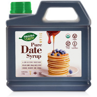 Heaven & Earth 100% Organic Date Syrup, Silan (3.3 Lb) 52.8Oz | 1 Ingredient | All Natural Honey Alternative | Low Glycemic Index | Great Sugar Replacement | Organic Date Honey | Bulk Size | Kosher - Including Passover