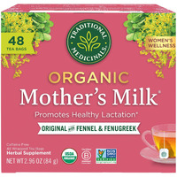Traditional Medicinals Organic Mother's Milk Women's Tea, Promotes Healthy Lactation - 48 Tea Bags