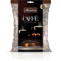 Maestro Massimo Hard Coffee Candy 2.2 Pound Pack Of 1 - Individually Wrapped Center Filling Macchiato, Espresso, Cappuccino Flavored Candies