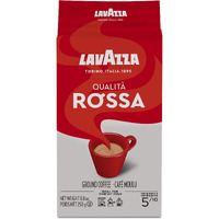 Lavazza Qualita Rossa Ground Coffee Blend Bag, Medium Roast, 8.8 Ounce