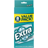 Extra--Polar Ice Sugarfree Gum, Icy Fresh, Mint Flavored, Sugarfree Chewing Gum With Long Lasting Flavor, Freshens Breath, 120 Count (Pack Of 6)