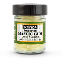 Krinos Greek Mastic Gum: Rich History, Piney Flavor, Culinary Treasure | Chios Island Pdo Product, 17G Jar