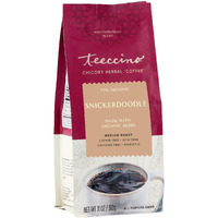 Teeccino Snickerdoodle Chicory Coffee Alternative - Favorite Dessert Beverage Thats Prebiotic, Caffeine-Free & Acid Free, Medium Roast, 11 Ounce