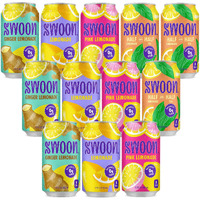 Swoon Lemonade Variety Pack - Low Carb, Paleo-Friendly, Gluten-Free Keto Drink - Zero Sugar Drinks Made With 100% Natural Lemon Juice Concentrate & Sweetened By Monk Fruit, 12 Fl Oz (Pack Of 12)