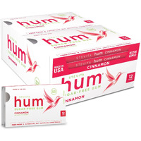 Stevita Hum, Cinnamon - Sugar-Free Gum - 12 Pieces, Pack Of 12 - Supports Oral Health -, Non-Gmo, Vegetarian, Keto, Gluten Free - 72 Total Servings