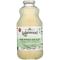 Lakewood Organic Pure Whole Leaf Aloe, 32 Ounce (Pack Of 6)