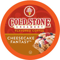 Cold Stone Creamery Beverages Cheesecake Fantasy Ice Cream Flavored Coffee Pods, Compatible With K Cup Brewers Including 2.0, 40 Count