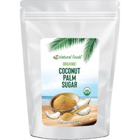 Z Natural Foods Organic Coconut Palm Sugar, Nutrient-Rich And Flavorful Coconut Sugar, Perfect For Tea, Coffee, Oatmeal, Deserts, And Baking, Non-Gmo, Vegan, Gluten-Free, 10 Lb.