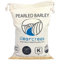 Pearled Barley | 4 Lb Drawstring Bag | Non-Gmo | Kosher | Vegan | Non-Irradiated