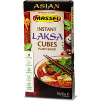 Massel Instant Laksa Bouillon Broth Cubes - No Msg, Gluten-Free Soup Base - 1 Pack (1 X 105G)