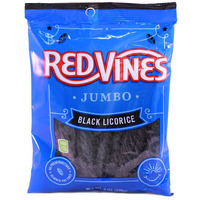 Red Vines Black Jumbo Licorice Twists 8Oz Bag (12 Pack)