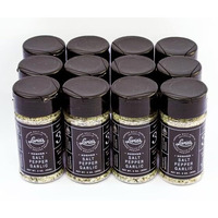 Livia's Seasoning | Case Of 12, 3 Oz. Shakers | A Perfect Blend Of Kosher Salt, Black Pepper & Garlic (Spg) | 12-Unit Shake & Share Box | Ideal Choice For Party Favors & Gift Baskets For Women & Men