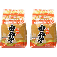 Shirakiku Miso Shiro (White) Soy Bean Paste, 35.27-Ounce Bags (Pack Of 2)