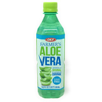 Okf Aloe Vera Drink In 16.9 Ounce Bottles (Sugar Free, 12 Pack)