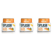 Ninja Thirsti Flavored Water Drops, Splash With Unsweetened Fruit Essence, Island Mango, 3 Pack, Zero Calories, Zero Sugar, Zero Sweeteners, 2.07 Fl Oz, Makes 20, 12Oz Drinks, Wcfmangam