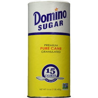 Domino Premium Pure Cane Granulated Sugar With Easy Pour Recloseable Top 16 Oz. (Pack Of 6)