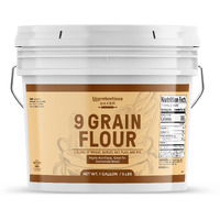 Unpretentious 9 Grain Flour, 1 Gallon, Bread & Dough, Storable, Fresh Homemade Bread