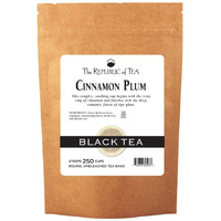 The Republic Of Tea Cinnamon Plum Black Tea, Refill Pack Of 250 Tea Bags