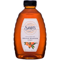 Sandt's Orange Blossom Honey, Unfiltered Raw Honey, Non-Gmo Genuine, Pure Honey (2 Lbs)