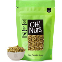 Pumpkin Seeds | Raw - 100% Natural | 5 Lb | Unshelled Pepitas Raw | Packed In New York Zip-Seal Bag For Exceptional Freshness By Oh Nuts