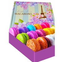 Leilalove Macarons - Paris18 Macarons With Dozen Flavors - Box Varies In Color