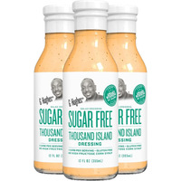 G Hughes Sugar Free Thousand Island Dressing - Keto Thousand Island Salad Dressings, Low Carb Thousand Island, Sugar Free Salad Dressing, Gluten Free Salad Dressings, Keto Dressings - 12 Oz. (3-Pack)