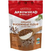 Arrowhead Mills Organic Buckwheat Flour Bag, Gluten Free, 1.37 Pound (Pack Of 6)
