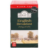 Ahmad Tea Black Tea, English Breakfast Teabags, 20 Ct (Pack Of 6) - Caffeinated & Sugar-Free